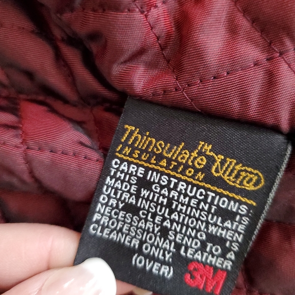 WILSONS LEATHER THINSULATE BLACK FITTED LEATHER JACKET WITH REMOVABLE LINER! - Picture 12 of 16